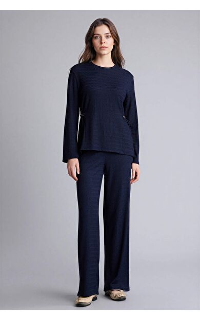 Straıght Fıt Düz Paça Bürümcük Pantolon