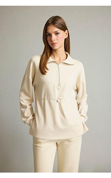 DeFacto Bisiklet Yaka Modal Sweatshirt G2922AX25AUER120