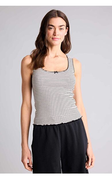 DeFacto Regular Fıt Ribana Atlet