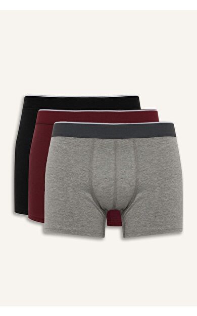Regular Fit 3'lü Boxer