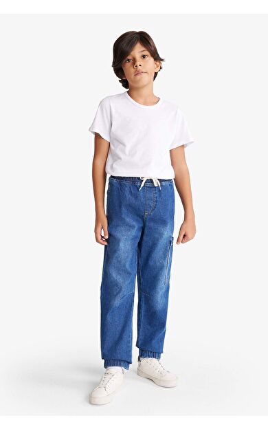 Erkek Çocuk Jogger Fit Jean Pantolon