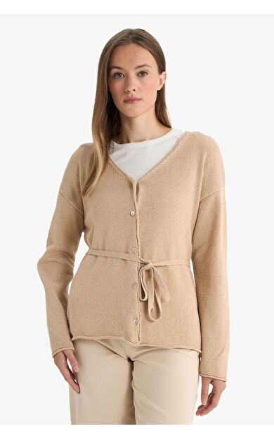 Regular Fit V Yaka Triko Hırka