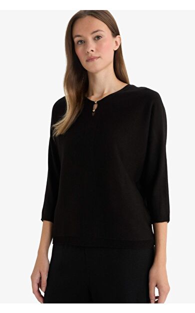 DeFacto V Yaka Triko Kazak