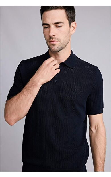 DeFacto Standart Fıt Polo Yaka Kısa Kollu Polo Tişört