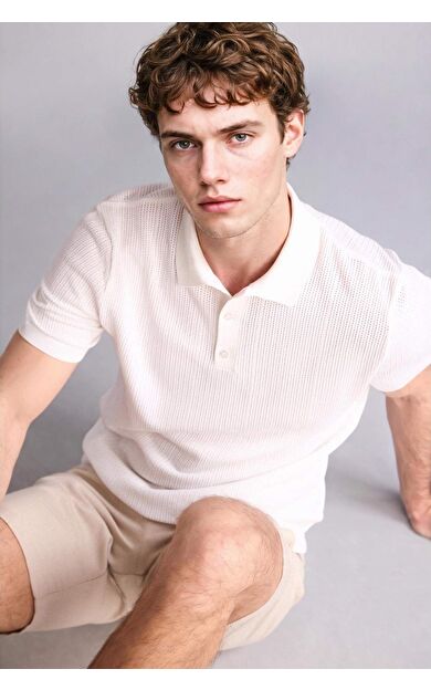 DeFacto Standart Fıt Polo Yaka Kısa Kollu Polo Tişört