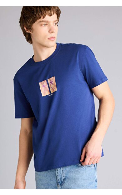 DeFacto Regular Fıt Baskılı Kısa Kollu Tişört