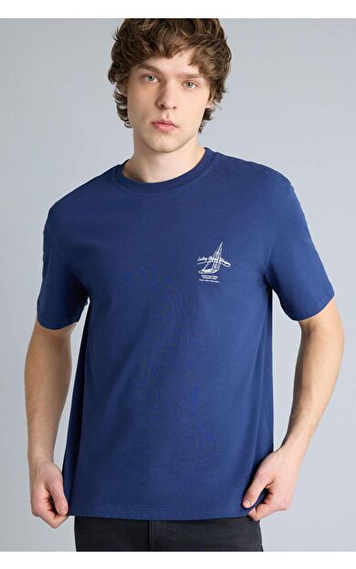 DeFacto Regular Fıt Baskılı Kısa Kollu Tişört