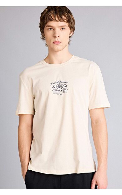 Regular Fıt Baskılı Kısa Kollu Tişört