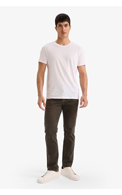 DeFacto Sergio Regular Fit Normal Bel Boru Paça Pantolon