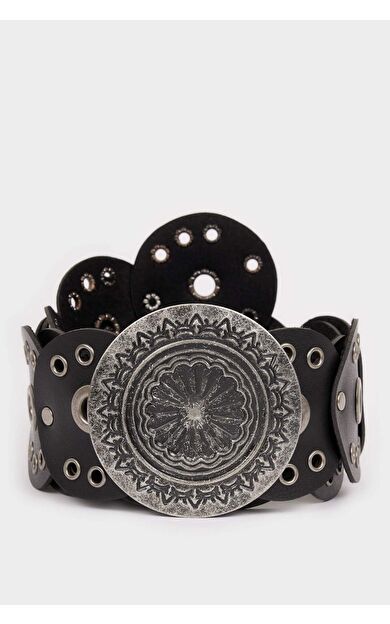 Kadın Büyük Toka Suni Deri Kemer