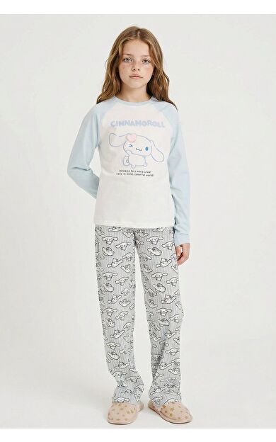 DeFacto Kız Çocuk Hello Kitty Regular Fit 2'li Pijama Takımı