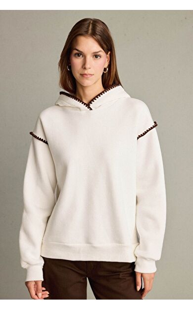 DeFacto Overshirt Fit Kapüşonlu Sweatshirt G3318AX25AUER105