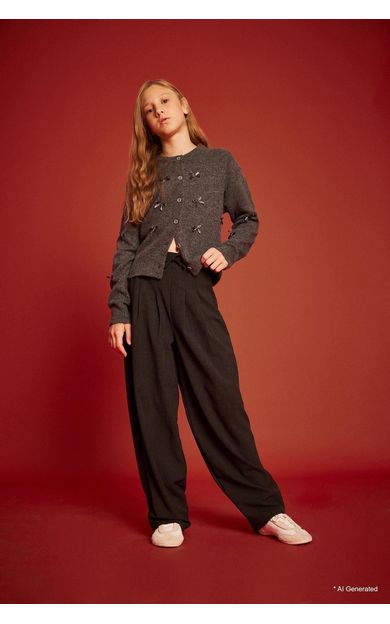 DeFacto Kız Çocuk Baggy Fit Pantolon