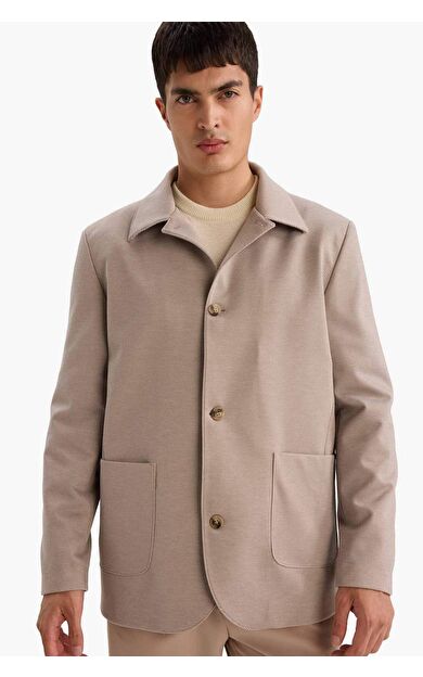 DeFacto Regular Fit Polo Yaka Blazer Ceket