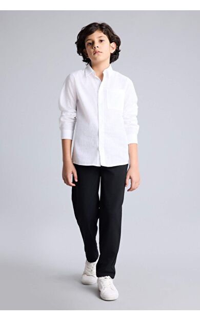 DeFacto Regular Fıt Düz Paça Her Yöne Esneyen Pantolon Erkek Çocuk