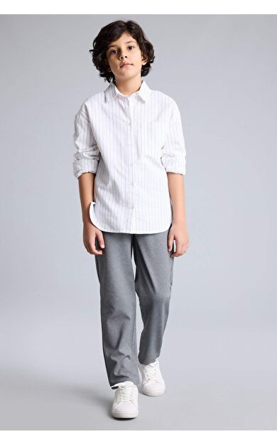 DeFacto Regular Fıt Düz Paça Pantolon Erkek Çocuk