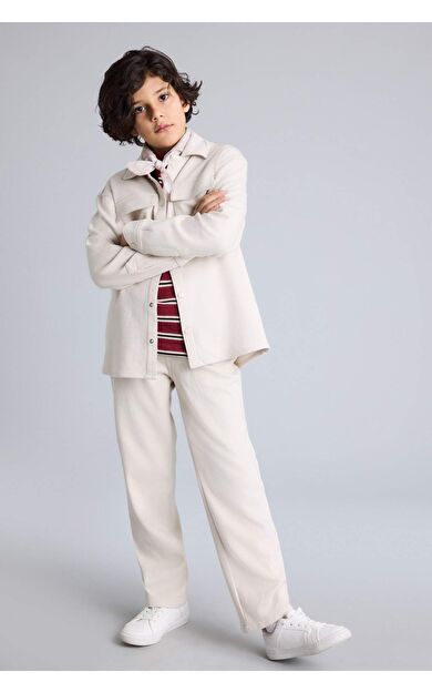 DeFacto Regular Fıt Düz Paça Pantolon Erkek Çocuk