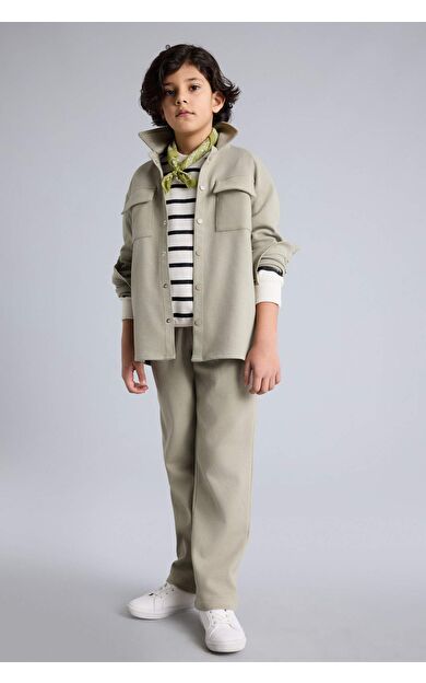 DeFacto Regular Fıt Düz Paça Pantolon Erkek Çocuk