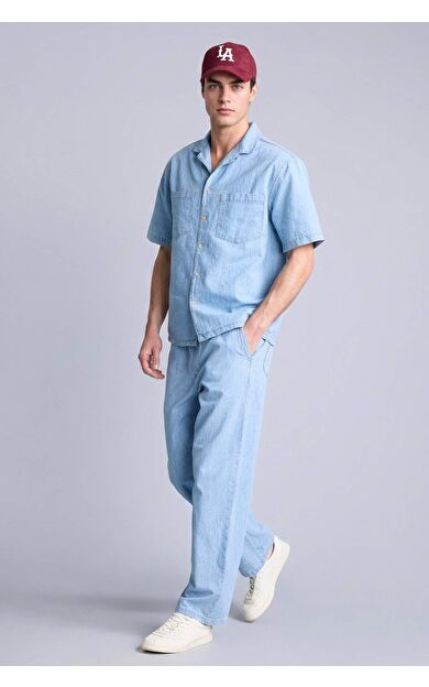 DeFacto Yumuşak Dokulu Baggy Fit Jean Pantolon