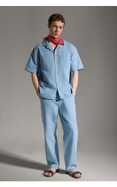 DeFacto Yumuşak Dokulu Baggy Fit Jean Pantolon