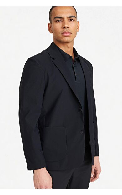 DeFacto Teknik Kumaştan Esnek Blazer Ceket