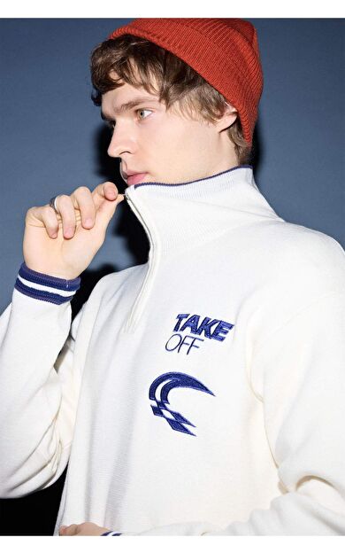 DeFacto Standart Fıt Triko Kazak