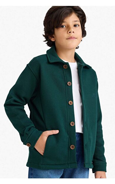 Erkek Çocuk Gömlek Yaka Hırka