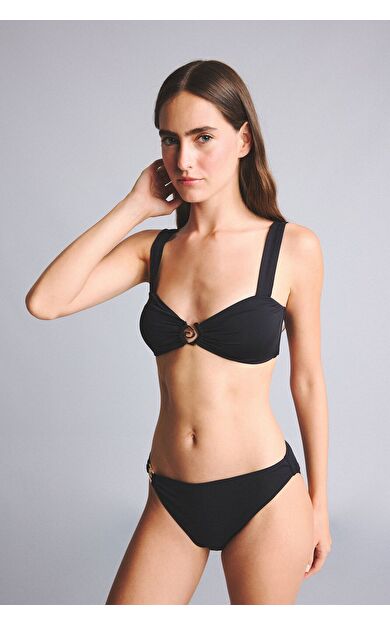DeFacto Regular Fıt Siyah Bikini Alt