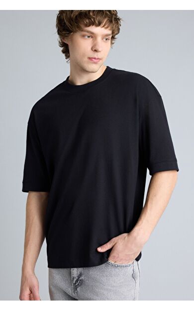 DeFacto %100 Pamuk Loose Fit Basic Tişört