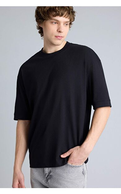 DeFacto %100 Pamuk Loose Fit Basic Tişört