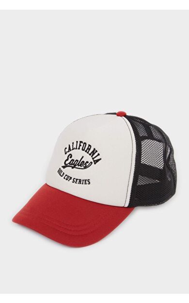 Erkek Nakışlı Dokuma Cap Şapka