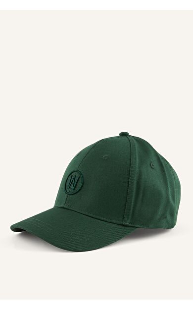 DeFacto Erkek Nakışlı Gabardin Cap Şapka