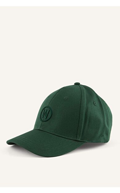 DeFacto Erkek Nakışlı Gabardin Cap Şapka