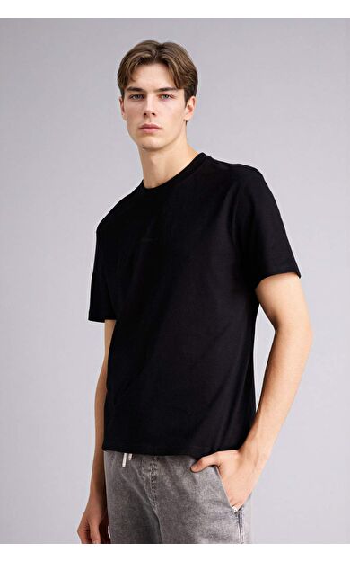 DeFacto REGULAR FIT %100 Pamuk Baskılı Tişört