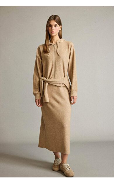 Beli Lastikli Maxi Etek