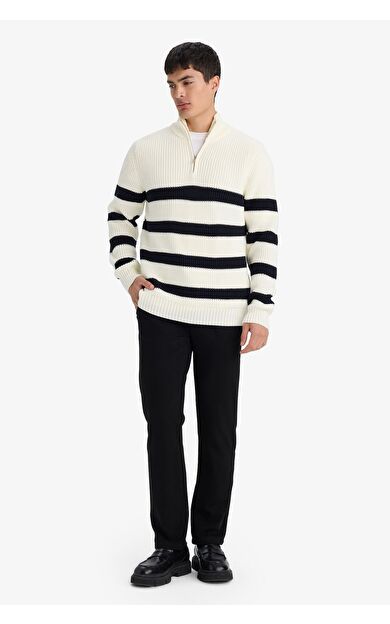 DeFacto Regular Fit Cepli Düz Paça Pantolon