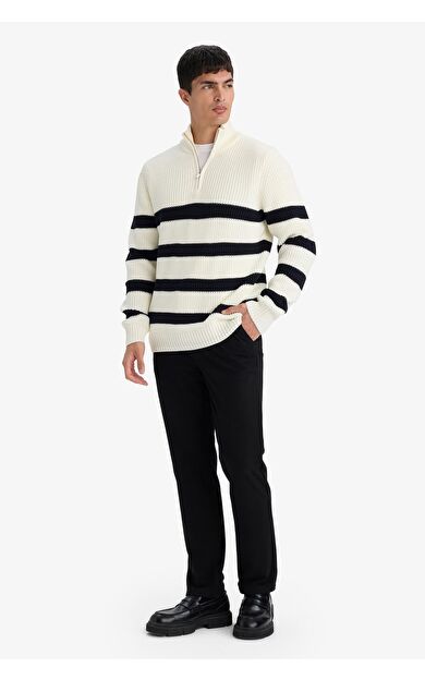 DeFacto Regular Fit Cepli Düz Paça Pantolon
