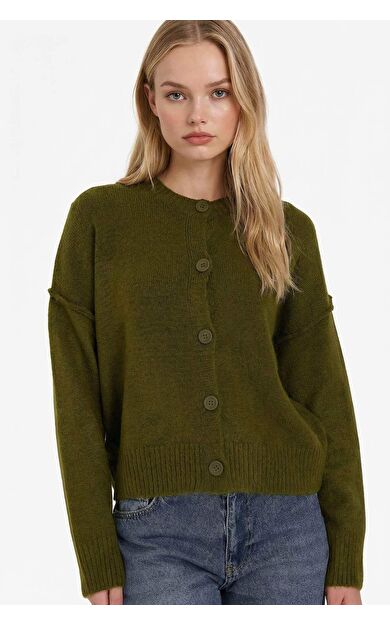 Regular Fit Bisiklet Yaka Hırka