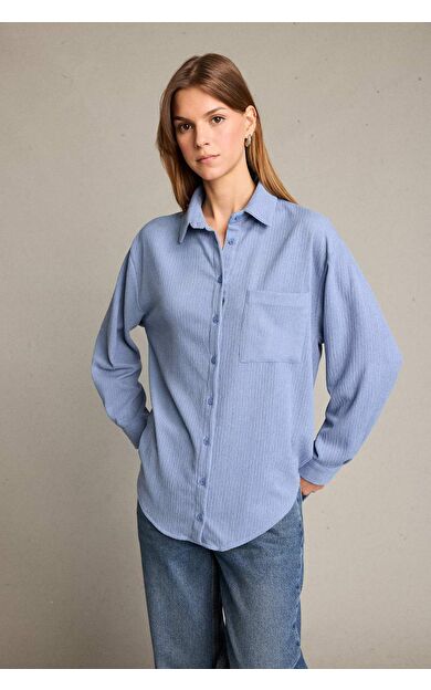 Regular Fit Uzun Kollu Gömlek G5055AX25WNBE364