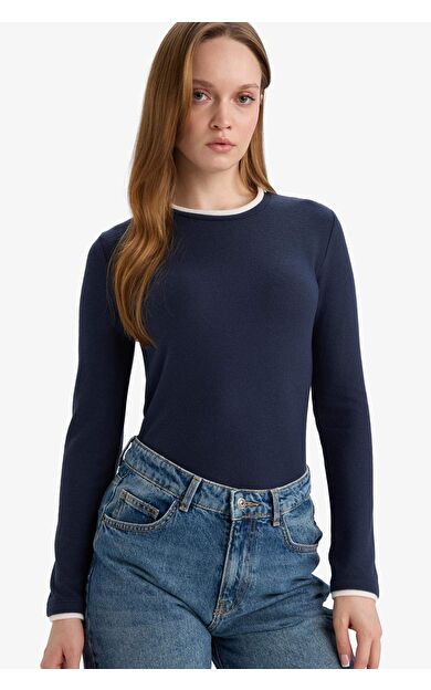 Regular Fit Uzun Kollu Tunik