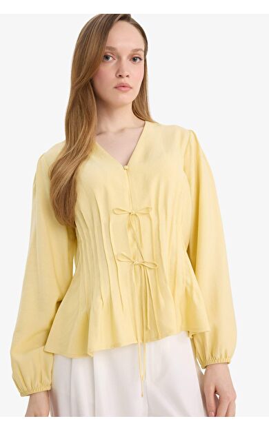 DeFacto Regular Fıt Uzun Kollu Tunik