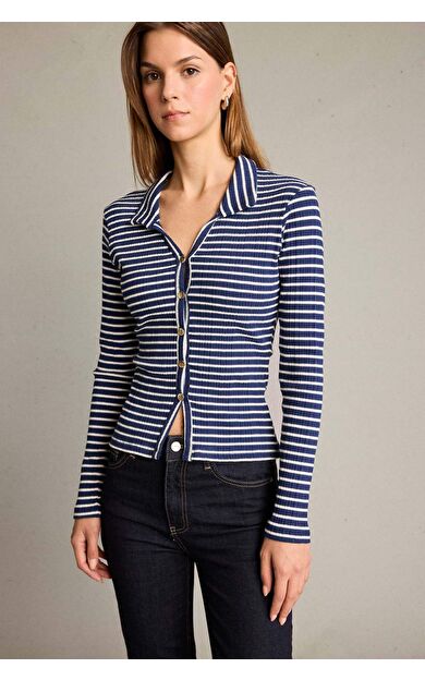 Bisiklet Yaka Kısa Kollu Polo Tişört