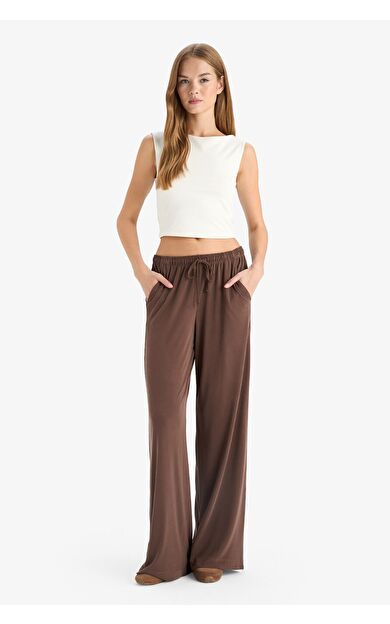 DeFacto Straight Fit Modal Pantolon