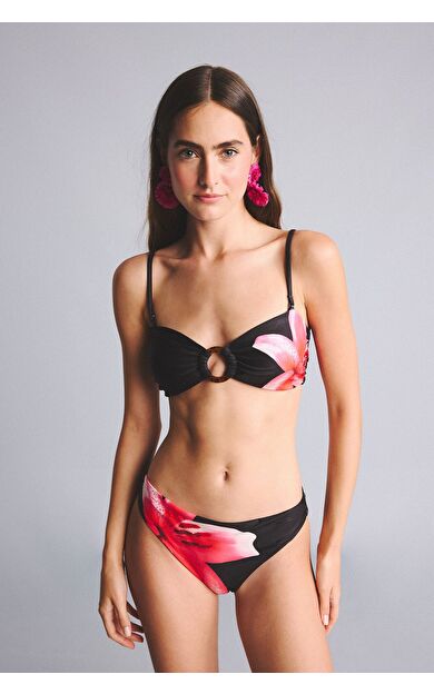 DeFacto Regular Fıt Çiçekli Bikini Alt