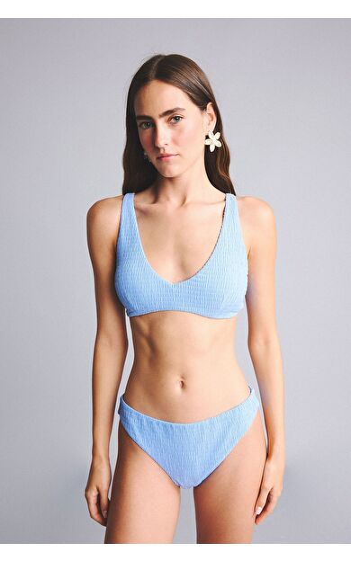 DeFacto Regular Fıt Krinkıl Kumaş Bikini Alt