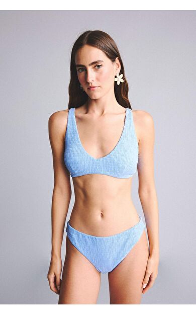 DeFacto Regular Fıt Krinkıl Kumaş Bikini Alt