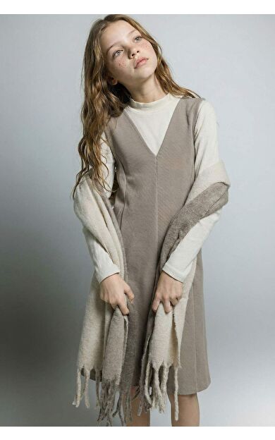 Kız Çocuk Uzun Kollu 2'li Elbise