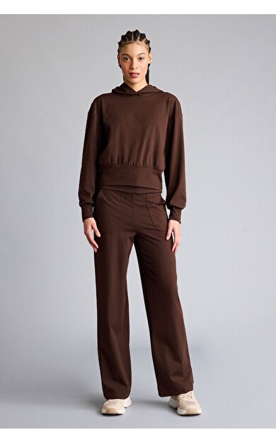 DeFacto Wide Leg Cepli Geniş Paça Uzun Sporcu Pantolon