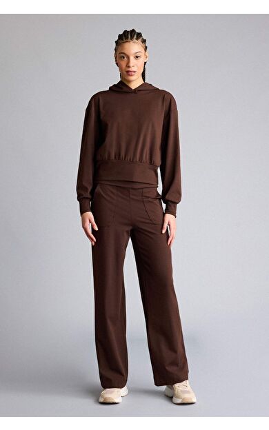 DeFacto Wide Leg Cepli Geniş Paça Uzun Sporcu Pantolon