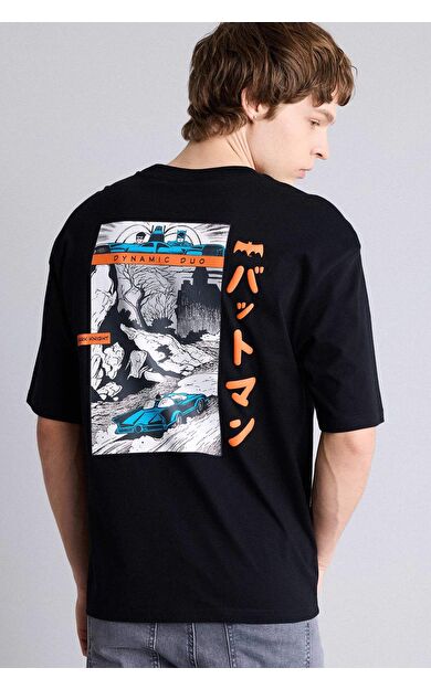 DeFacto Batman Boxy Fıt Baskılı Kısa Kollu Tişört